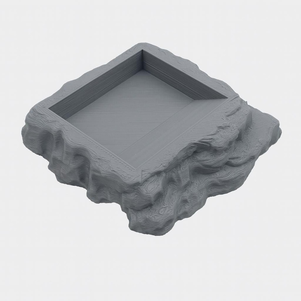 Stone Layered Reptile Water Dish • Terrarium Tank‎ Bowl for Geckos & Lizards